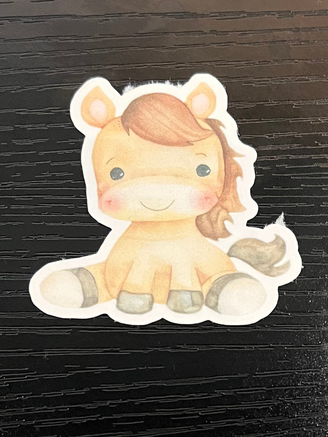 Farm Animals Handmade Die Cut Sticker - Horse