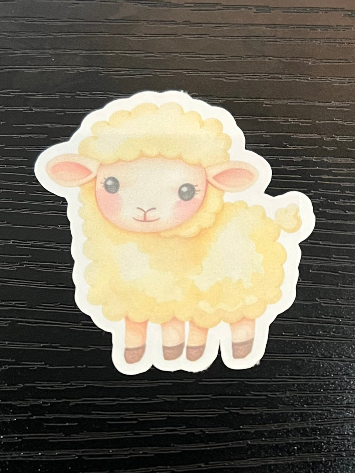 Farm Animals Handmade Die Cut Sticker - Sheep