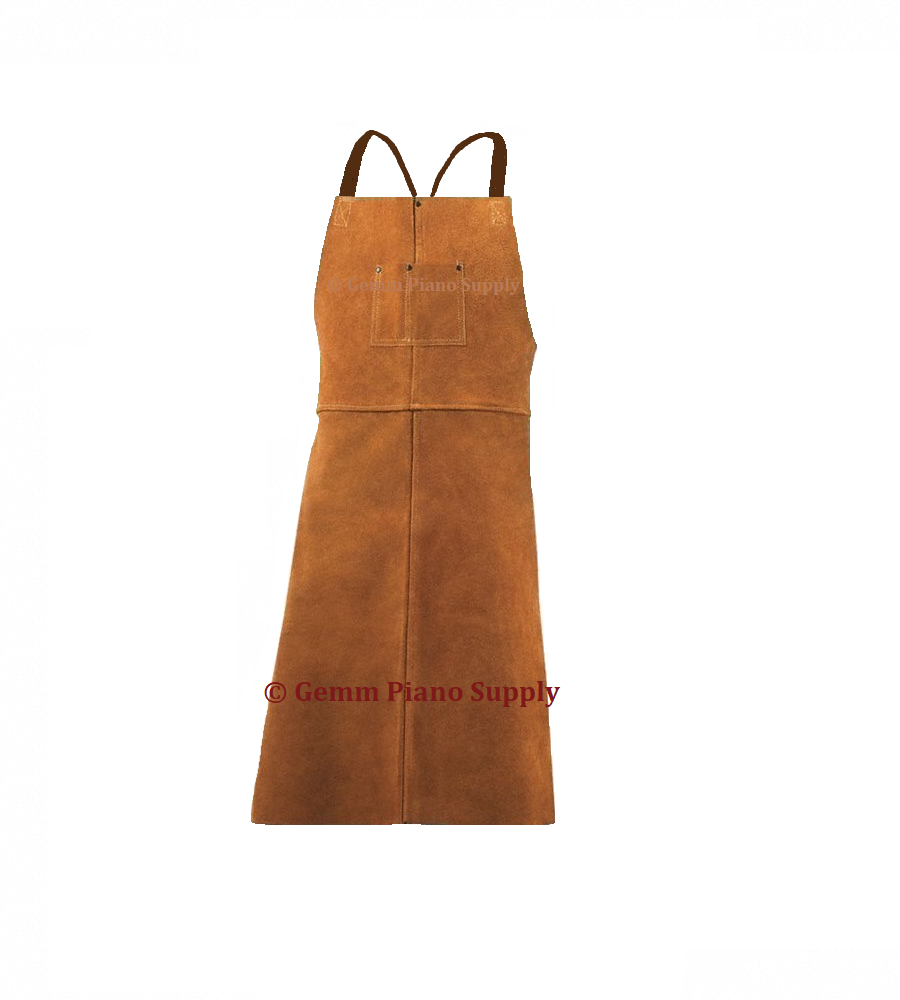 Piano Leather Apron with Adjustable Nylon Straps
