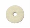 Piano Balance Rail Felt Punchings, White Medium Thin, 15/32" OD Set of 100