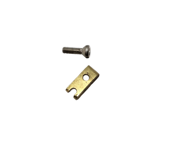 Piano Hammer Butt Brass Plate with Screw - Individual