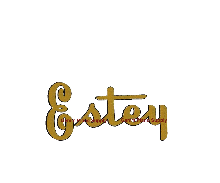 Estey Piano Fallboard Decal