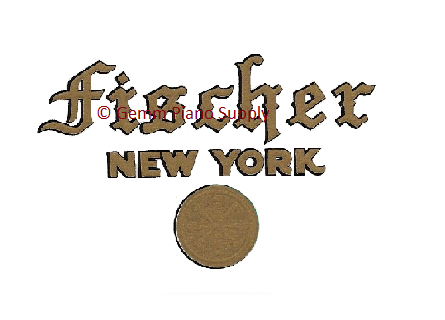 Fischer Piano Fallboard Decal