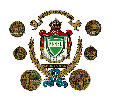 Knabe Piano Soundboard Decal