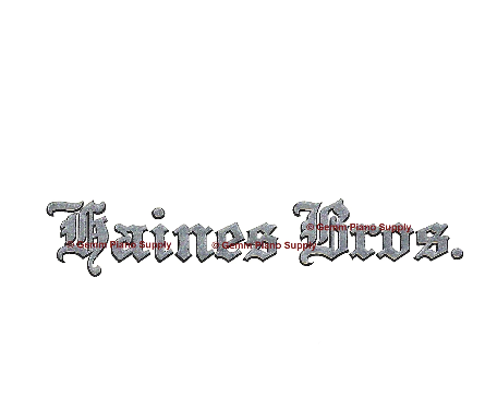 Haines Piano Fallboard Decal