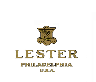 Lester Piano Fallboard Decal