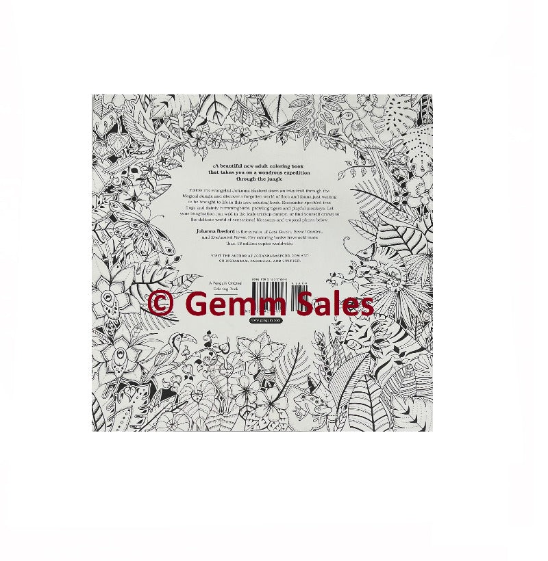 Magical Jungle: An Inky Expedition and Coloring Book for Adults