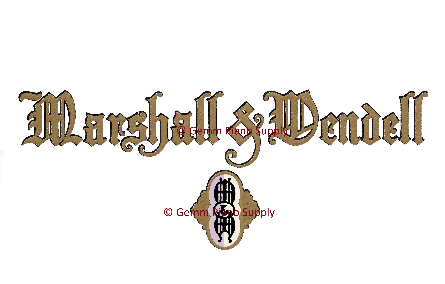 Marshall & Wendell Piano Fallboard Decal