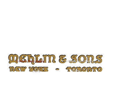 Mehlin & Sons Piano Fallboard Decal