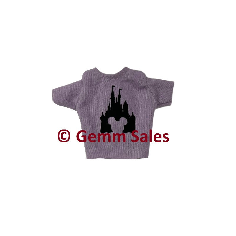 Monst Doll Cotton T-Shirt Disney Castle, Holala Doll, Xiaomi Doll