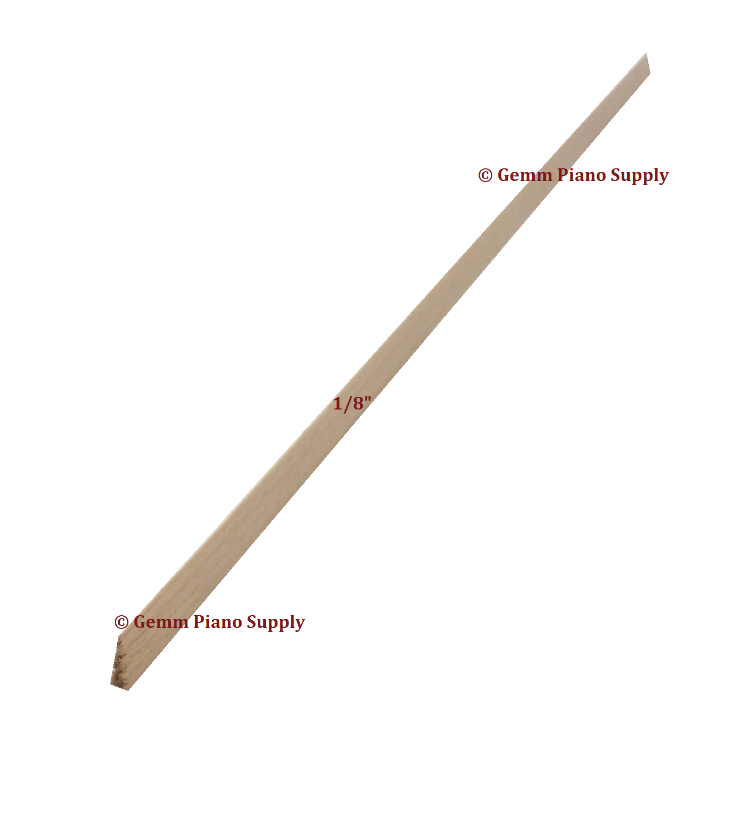 Piano Soundboard Spruce Shims 1/8"