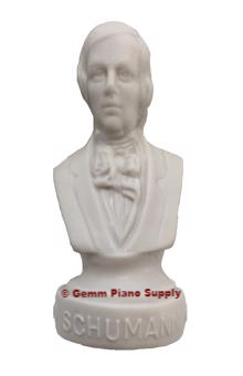 Authentic Schumann Composer Statuette, 4-1/2" High