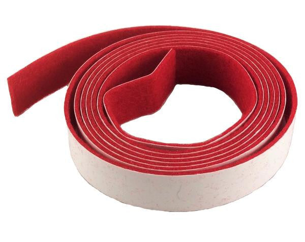 Piano Self Adhesive Nameboard Felt - Red