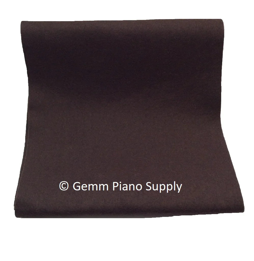 Grand Piano String Felt Cover, Brown, 1/4 Yard (9")
