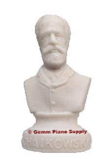 Authentic Tschaikowsky Composer Statuette, 4-1/2" High