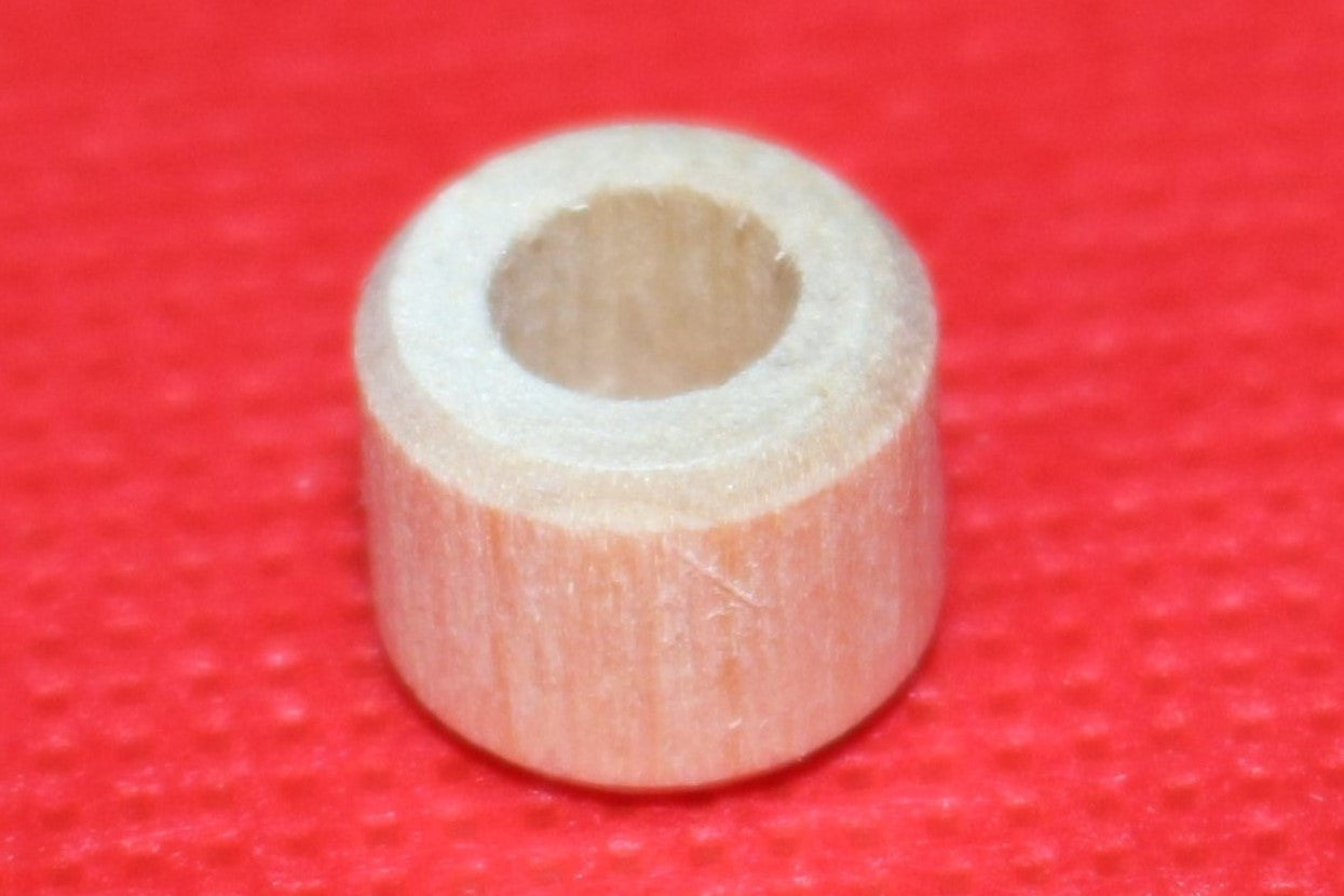 Piano Wood Tuning Pin Bushings 7/16" diameter, 1/4" center hole. 3/8" high