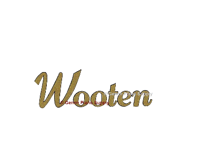 Wooten Piano Fallboard Decal