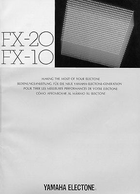 GEMM Yamaha FX 20 Electone Organ with Lower, Upper & Solo Keyboards