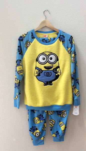 Despicable Me Sleepwear, Yellow Size Small, 2-Piece Set, Minion Made