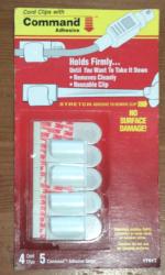 Command Adhesive Cord Clips Set of 4
