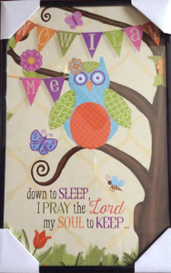 Special Moments Memories Collection Wall Art Owl