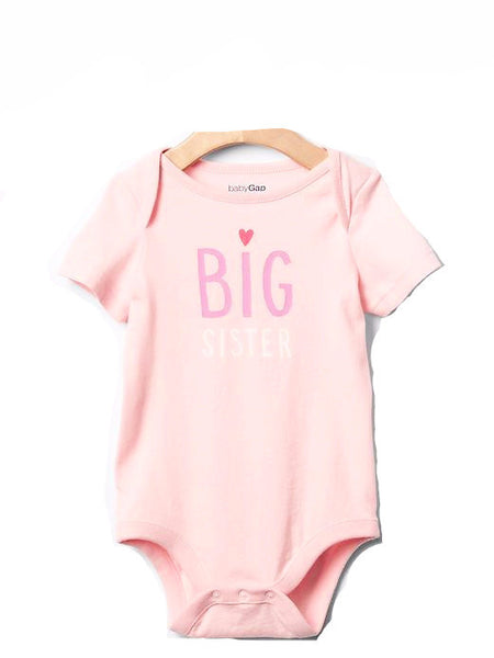 Baby Gap Girl Big Sister Bodysuit