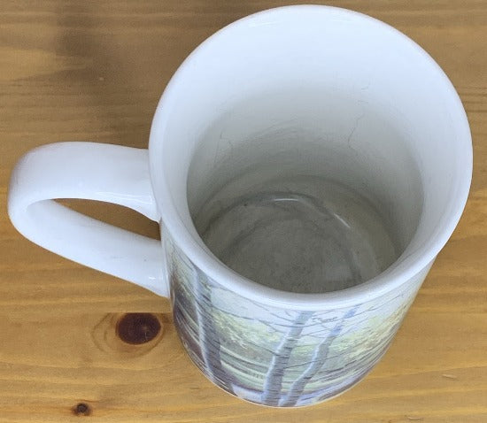 Vintage Thomas Kinkade 2001 - The Aspen Chapel - Pencil Holder