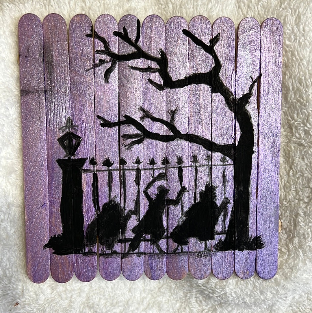 Disneyland's Haunted Mansion Hitchhiking Ghosts, Silhouettes Disneyland