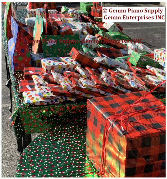 Gemm Piano Supply in Miami Florida Brings Christmas Cheer to Local Refugee Children