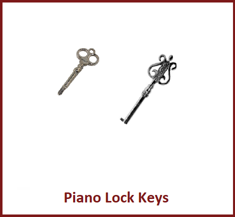 Gemm Piano Lock Keys