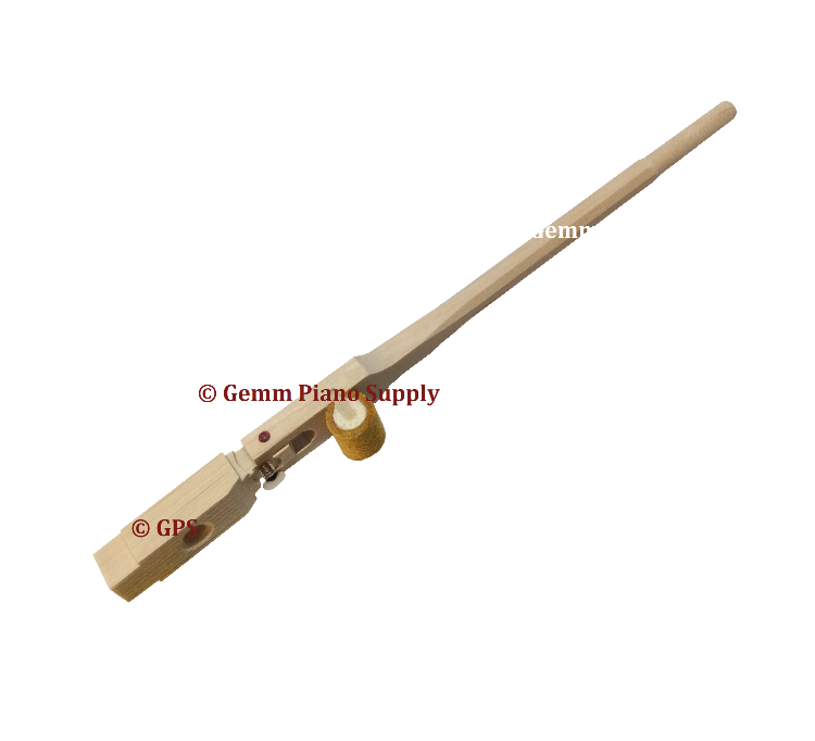 Aeolian Grand Piano Shank and Flange, Narrow Type