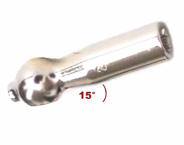 Piano Tuning Lever Head, 15 Degree Angle and #2 Tip (one piece)