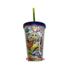 Authentic Disney Tumbler with Straw - Movie Characters and rides