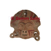 Authentic Ecuador Clay Face MASK Wall Hanging FOLK ART 7-3/4" x 7-3/4"
