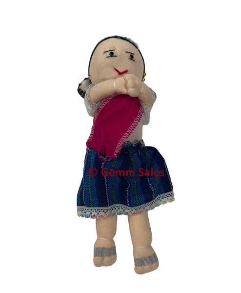Authentic Ecuador Otavalo Indigenous Female Rag Doll