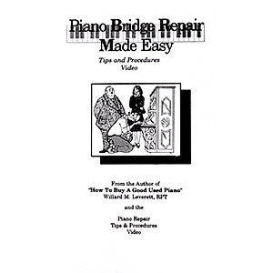 Piano Bridge Repair DVD BY LEVERETT