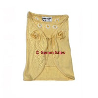 Daisy Embroidered Dog Sweater - Medium