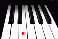 Piano Keytop Glossy White 1-15/16" Short Head - Individual Replacement Key