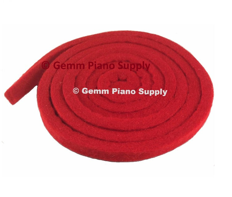 Piano Hammer Butt Felt, Red (Thick)