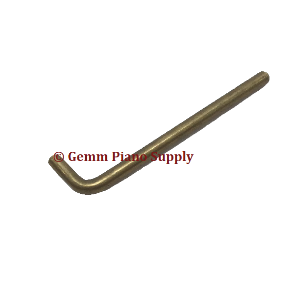 Piano Hinge Pin, Brass 2" x .150"