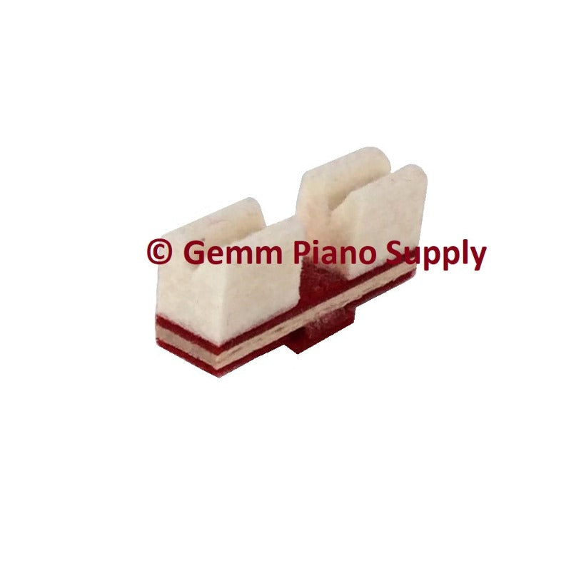 Upright Piano Bass Damper Wedge, New Style (Single Wedge)