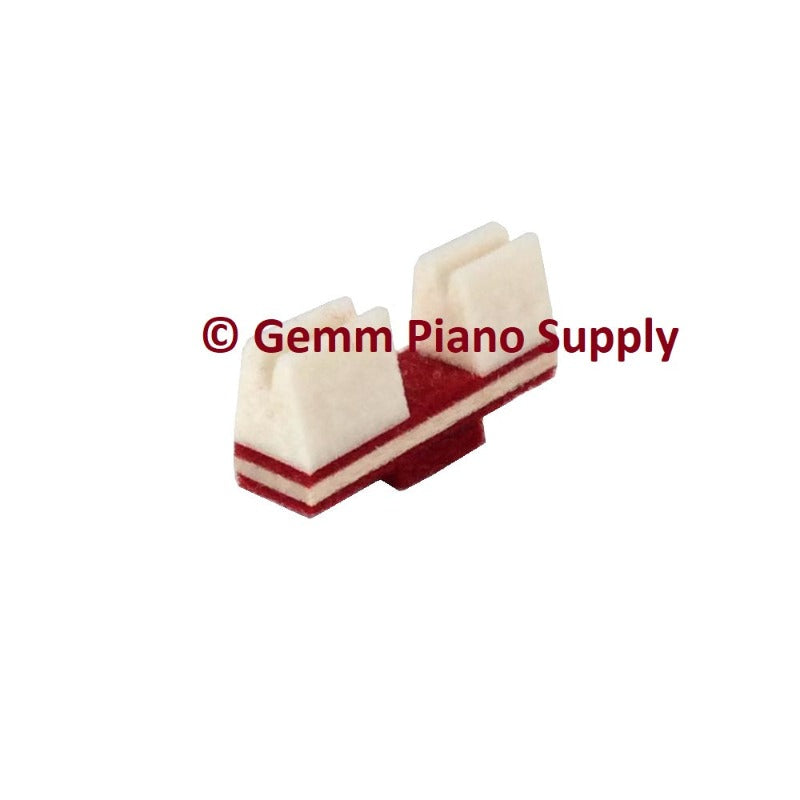 Upright Piano Bass Damper Wedge, Standard (Trichord Wedge)