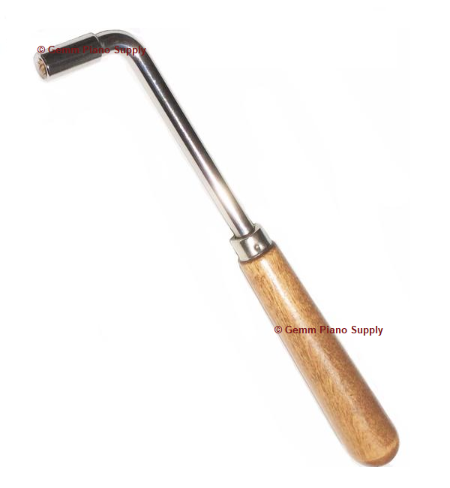 Gooseneck Piano Tuning Lever with Star Head