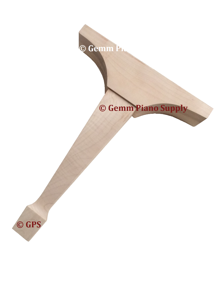 Grand Piano Leg, Spade Small