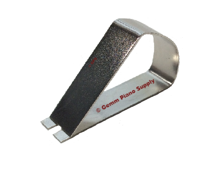 Piano Ivory Key Spring Clamp Nickel Plated