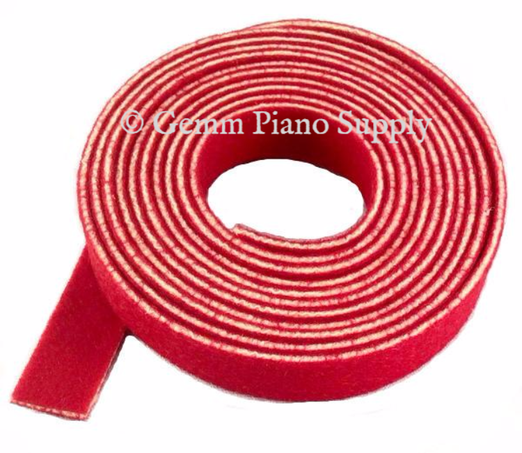 Piano Key Bushing Cloth, Thick 54" Long