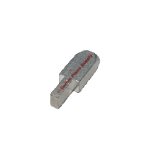 Piano Key Bushing Caul, Aluminum .138" Wedge - Individual