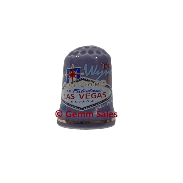 Las Vegas "Welcome to Fabulous Las Vegas" Souvenir Thimble