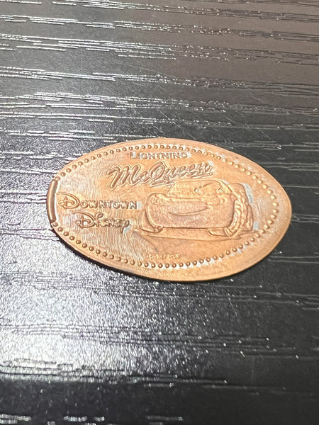 Authentic Lightning Mcqueen Collectible Penny - California Downtown Disney