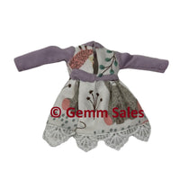 Monst Doll Long Sleeve Dress Handmade, Monst Xiaomi Doll Dress - Lavender